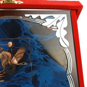 Plaque <span class=keywords><strong>de</strong></span> trophée en bois en gros, couleur rouge, laques, certificat, récompenses d'honneur, support <span class=keywords><strong>de</strong></span> certificat en bois, commémoration en métal doré - Product Image 5