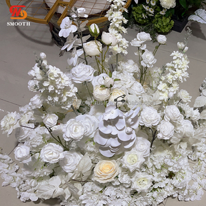 Centros de Mesa de Flores Artificiales LEDA, Nuevos y Populares, Centros de Mesa Blancos para Bodas y Hogar, Bolas de Espuma Floral - Product Image 4