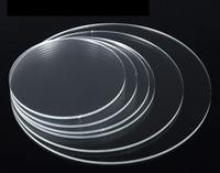 Feuille acrylique transparente ronde, disque acrylique rond de 12 pouces, épaisseur de 1/8 pouce, plexiglas acrylique transparent pour projets de bricolage