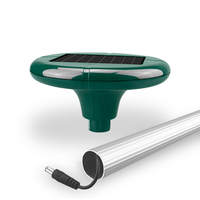 Piquet de dissuasion pour animaux à impulsions sonores vibrantes, en ABS écologique, pour utilisation en extérieur, jardin, ferme, taupes, gophers, campagnols, souris