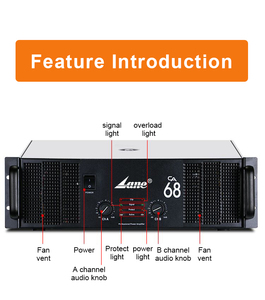Amplificador de Potencia Lane CA68 Nuevo de 10000 Vatios de Alta Calidad - Product Image 4