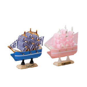 Lampada Notturna LED a Forma di Barca a Vela, Luce Blu/Rosa a Batteria, per Inaugurazioni Aziendali e Regali di Benvenuto - Product Image 5