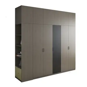 Новый дизайн, низкая цена, двухцветный шкаф из МДФ, дизайнерская мебель для спальни