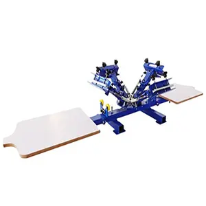 Ruida NS402-MR 2 station 4 silk screen printing kit home carousel silk screen printing machine