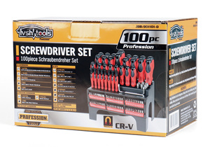 100Pcs Kit Thợ Điện Độ Chính Xác Cao CR-V 1000V Đa Bit Phẳng Phillips Rãnh Từ Cách Điện Tuốc Nơ Vít Tay Công Cụ Thiết Lập - Product Image 2