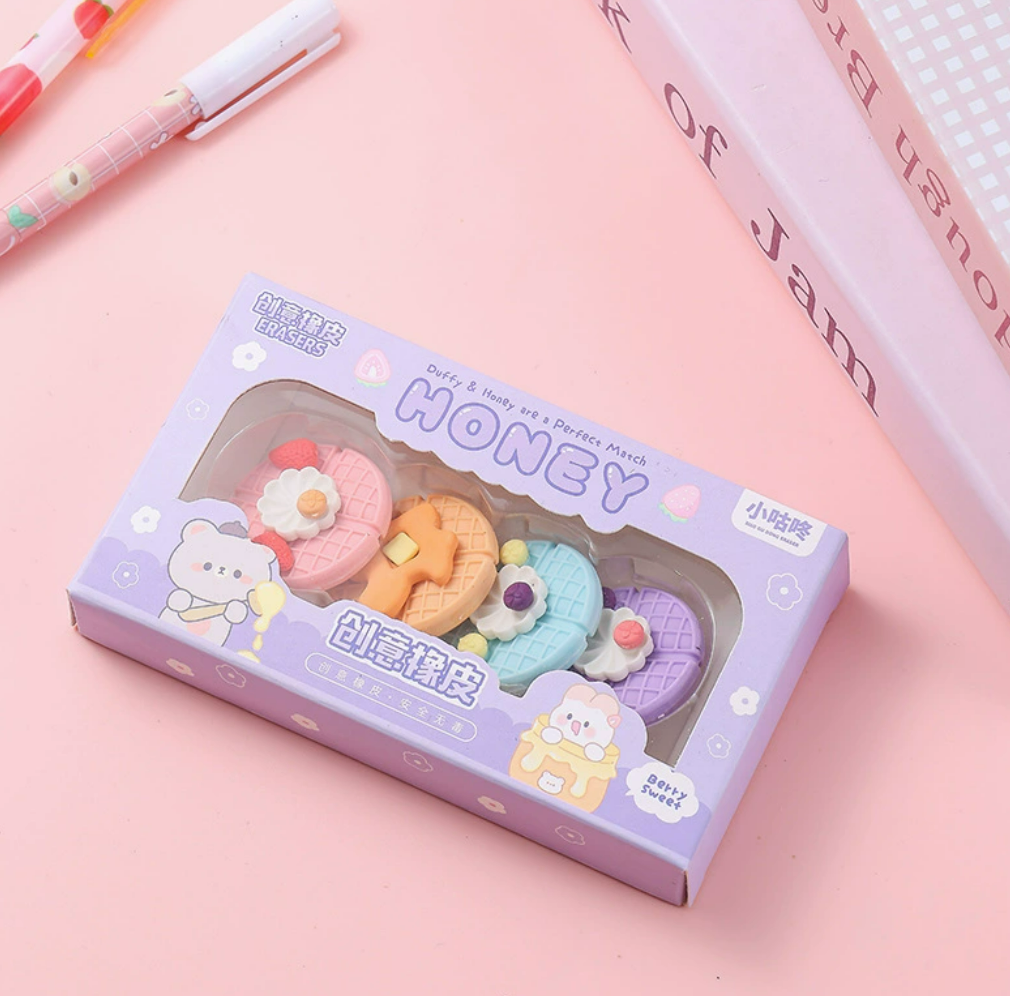 2412 Gomme à biscuits gaufrés - Violet