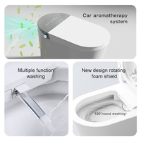 Toilettes intelligentes télécommandées directement à l'usine, nouveau modèle de Bidet de toilette électronique entièrement Intelligent, siège de toilette élargi