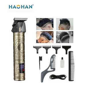 Haohan – <span class=keywords><strong>ensemble</strong></span> de chargeur de tondeuse à cheveux, station d'accueil Uso commercial, tondeuse à cheveux Barbas Barca barbier barbier électrique - Product Image 5