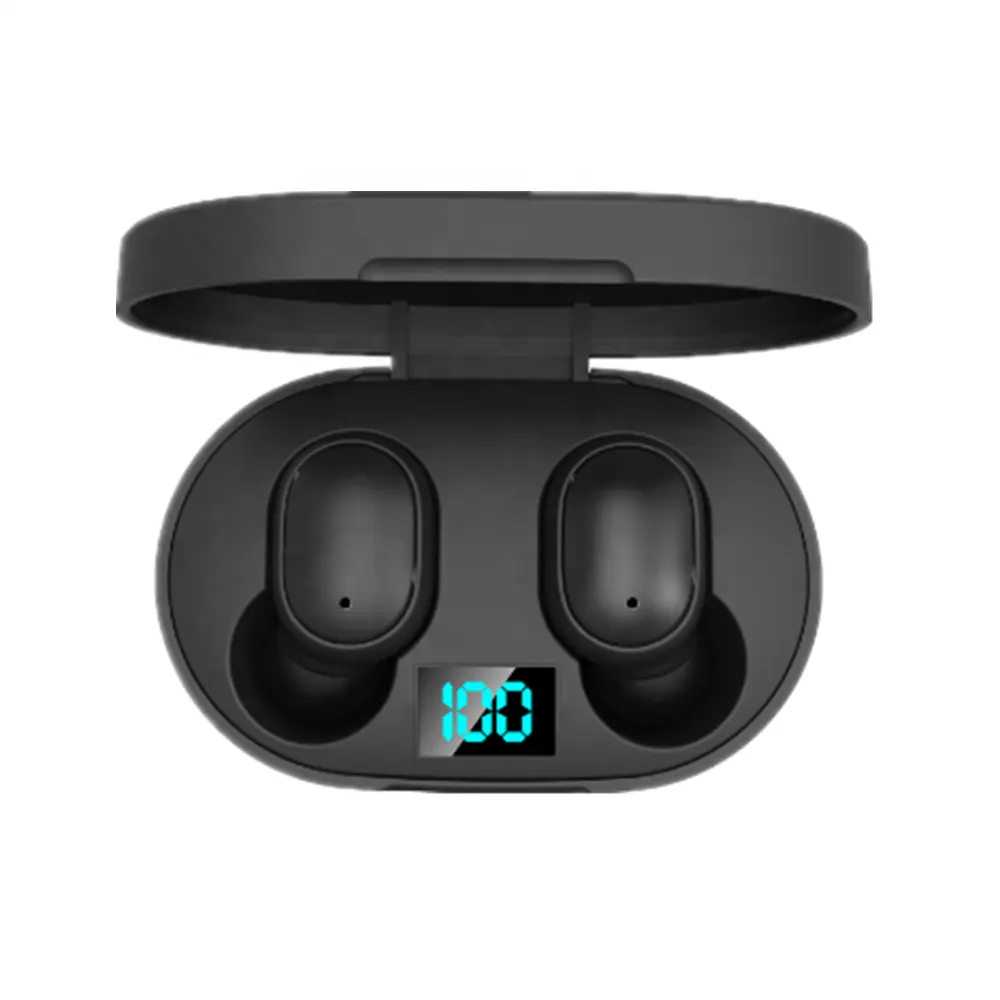 Kablosuz TWS mikrofonlu kulaklık tek kulak stereo mini muayene eller serbest cep telefonu için akıllı kulaklık