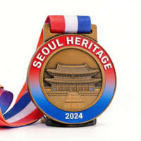 Médaille Souvenir de Voyage Personnalisée en Métal Écologique avec Gravure Laser et Impression UV, Couleur et Logo Personnalisés, Vente en Gros