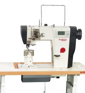 Macchina da cucire industriale a braccio con doppio ago <span class=keywords><strong>Simge</strong></span>.P6-972BA con punto annodato e tagliafilo - Nuova, ad alta velocità per cucire pelle - Product Image 1