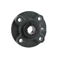LDK Cast Iron Concentric Locking UEFC205 UEFC206 UEFC207 UEFC208 4 Bolt Flange Cartridge Bearing Units for HVAC Industry
