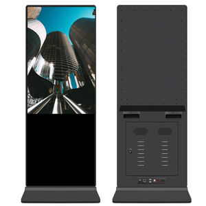 32-86 इंच फ़्लोर स्टैंड अल्ट्रा नैरो विज्ञापन एलसीडी डिस्प्ले एंड्रॉइड विंडो 4K टच स्क्रीन कियोस्क कैमरा प्रिंटर के साथ - Product Image 4
