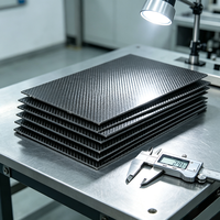 Plaques en fibre de carbone tissée noire 3K ultra-légères et haute résistance DUSHI Source Factory pour équipements industriels