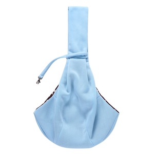 Hot New One-Piece Blue Shoulder Diagonal Cat Mochila Suministros portátiles de moda para mascotas para gatos Perros Hecho de poliéster duradero - Product Image 5