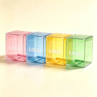 Boîte rigide transparente de luxe en PET/PVC, estampage à chaud personnalisé, vernis UV, couleur personnalisée, emballage cadeau, fournisseur OEM/ODM