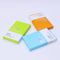 Boîte d'emballage personnalisée pliable de luxe pour patchs transdermiques, boîte d'emballage en carton pour camion, boîtes en papier, boîtes d'emballage pliables