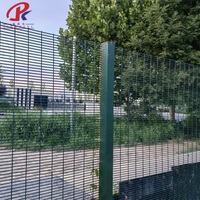 Sistema de Cerca Eléctrica de Seguridad de Panel Plano de Malla 358, Alarma, Energía Solar, Acero Inoxidable, Resistente a la Oxidación, Recubrimiento en Polvo, Seguridad para el Hogar