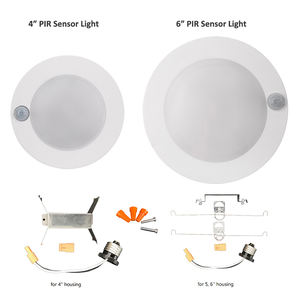 ETL 5CCT PIR Sensor de movimiento LED <span class=keywords><strong>Cerrado</strong></span> a la luz de techo 10W Dusk to Dawn LED Luz de techo Auto On Off Night Light para pasarela - Product Image 3