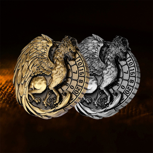 Lm D20 Roulette xúc xắc độc đáo xúc xắc Spinner Kim Loại DND vui vẻ trò chơi hội đồng quản trị xúc xắc - Product Image 2