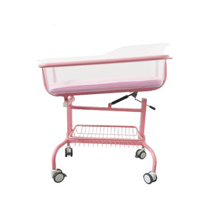 Cama <span class=keywords><strong>Infantil</strong></span> de Acero Inoxidable, Muebles de <span class=keywords><strong>Hospital</strong></span> para Bebés, Material Metálico Duradero - Product Image 2