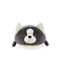 Peluche Husky Arrondie Kawaii en Gros, Jouet en Peluche pour Chien, Oreiller lesté, Remplissage en Coton PP Doux, Cadeau d'Anniversaire pour Enfants