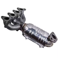 Convertidor Catalítico de Tres Vías de Alta Calidad BingChuan para Hyundai Accent/Kia Rio5 1.6L 2006-2011, Acero Inoxidable/Cerámica