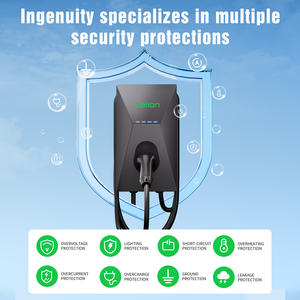 Cargador Rápido de CA para Vehículos Eléctricos para el Hogar 7.5KW 9.6KW 11.5KW, Punto de Carga Eléctrico WallBox EV, Estación de Carga Montada DC CCS para Tesla - Product Image 5