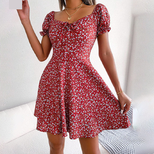 chinese dress ladies Amazon.com: Square Neck Mini Dress for Women Short Sleeve Tie Front Smocked Dress  Summer Floral Print Ruffle Vacation Beach Dress : Clothing, Shoes & Jewelry