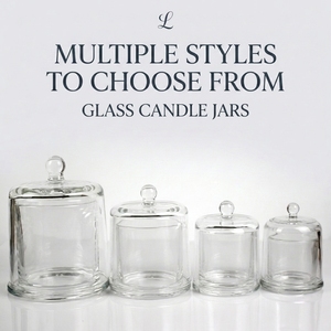 Portavelas de Vidrio Transparente de Lujo, en Forma de Campana, para Velas Aromáticas, <span class=keywords><strong>con</strong></span> Tapa, para Decoración, Manualidades - Product Image 4