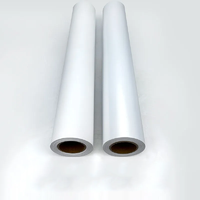 Rollo de papel Bond de ingeniería, papel trazador CAD de dibujo blanco azul
