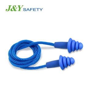 الجملة مخصص TPR الأذن المقابس SNR 32dB NRR 25dB سدادات حماية الأذن سدادات عازلة للصوت مع الحبل - Product Image 2