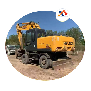 Urban Renewal All-Terrain Powerhouse Hyundai 210W-7 Wheel Excavator <b>Blending</b> Good Mobility, 150W-7 Ultimate Digging Force - Product Image 1