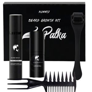 Kit de croissance de <span class=keywords><strong>barbe</strong></span> de marque propre avec huiles végétales à base de plantes et rouleau à <span class=keywords><strong>barbe</strong></span> à la vitamine C pour stimuler la peau et accélérer la croissance - Product Image 5