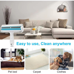 Wholesale Reusable <b>Pet</b> Hair Remover Roller Lint Cleaner Dog Fur Removal <b>Brush</b> One Hand Operate Portable Household Clothes Tool - Product Image 6