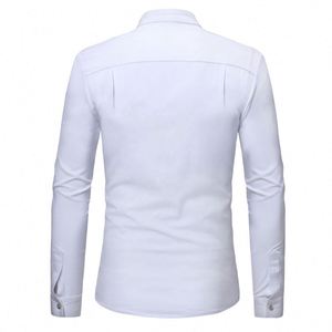 2026 Ruizi High Quality <strong>Mandarin</strong> <strong>Collar</strong> Decorated Placket Cotton Waiter Men Shirts Women's <strong>Jacket</strong> - Product Image 2