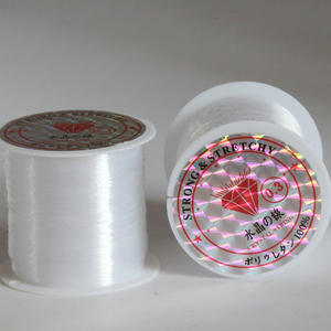 0.2-0.8mm高強度透明クリスタルフィッシングライン非弾性プラスチックDIYジュエリーコード - Product Image 3