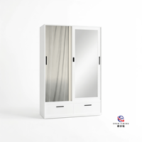 Armoire en acier à motifs floraux vibrants, magnifique meuble de rangement en métal pour vêtements, idéal pour la chambre principale