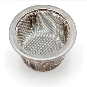 30 40 50 60 Mesh 304 Stainless Steel Wire Mesh Bowl Filter Strainer