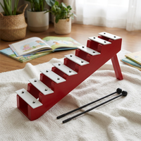 Glockenspiel Xylophone Factories for Sale in China Colorful 8-Key Metallophone/Glockenspiel