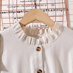 <span class=keywords><strong>2026</strong></span> किशोर लड़की बीज रफल्स के साथ लंबे आस्तीन वाले फ्रॉक कपड़े पहने बच्चों को 8-12 साल - Product Image 3