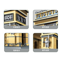 Nouveau modèle miniature architectural Wange 5223, monument mondial, jouets éducatifs en plastique à construire soi-même, ensembles de briques de construction