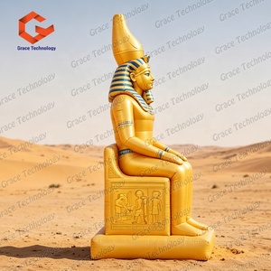 <span class=keywords><strong>Bouddha</strong></span> Pharaon <span class=keywords><strong>Gonflable</strong></span> Géant pour Décoration d'Événements d'Entrée de Temple – Pharaon Égyptien Ancien <span class=keywords><strong>Gonflable</strong></span> Doré du Bouddhisme - Product Image 4