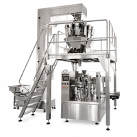 Machine de capsulage de poches souples à bec verseur clé en main, à commande servo, pour le dosage de purée, de pâte et de condiment