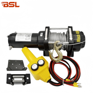 12V/24V 9000-12000lbs Elektrische autolier van staal met automatische toepassing en draadloze afstandsbediening, staalkabel - Product Image 2
