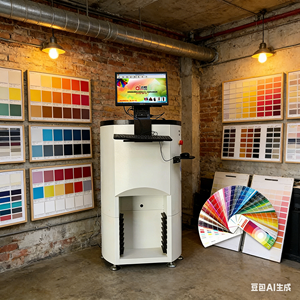 Home Indoor Architectural decoration Epoxy resin Silicone color mixing for sale <b>paint</b> dispenser machine - Product Image 5