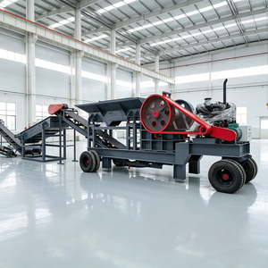 เครื่องบดกรามเคลื่อนที่ขนาดเ<span class=keywords><strong>ล</strong></span>็กราคาประหยัดสำหรับแร่ทองคำ พร้อมเครื่องกรองแบบลูกกลิ้งคู่ - Product Image 4