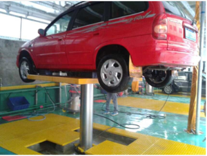 Sollevatore Idraulico a Colonna Singola da 4000kg per Autolavaggio e Officina <span class=keywords><strong>Auto</strong></span> - Product Image 5