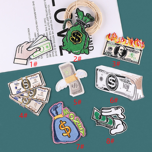 Parche creativo bordado con forma <span class=keywords><strong>de</strong></span> dinero, para manualidades, para álbum <span class=keywords><strong>de</strong></span> recortes - Product Image 2