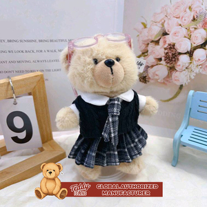 Teddy ISLAND Autorizzazione Globale 14-17cm Vestiti Fatti a Mano Orsacchiotto di <span class=keywords><strong>Peluche</strong></span> Carino Giocattoli di Alta Qualità - Product Image 5